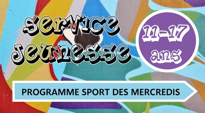 Programme sport des mercredis NOVEMBRE-DECEMBRE 2019