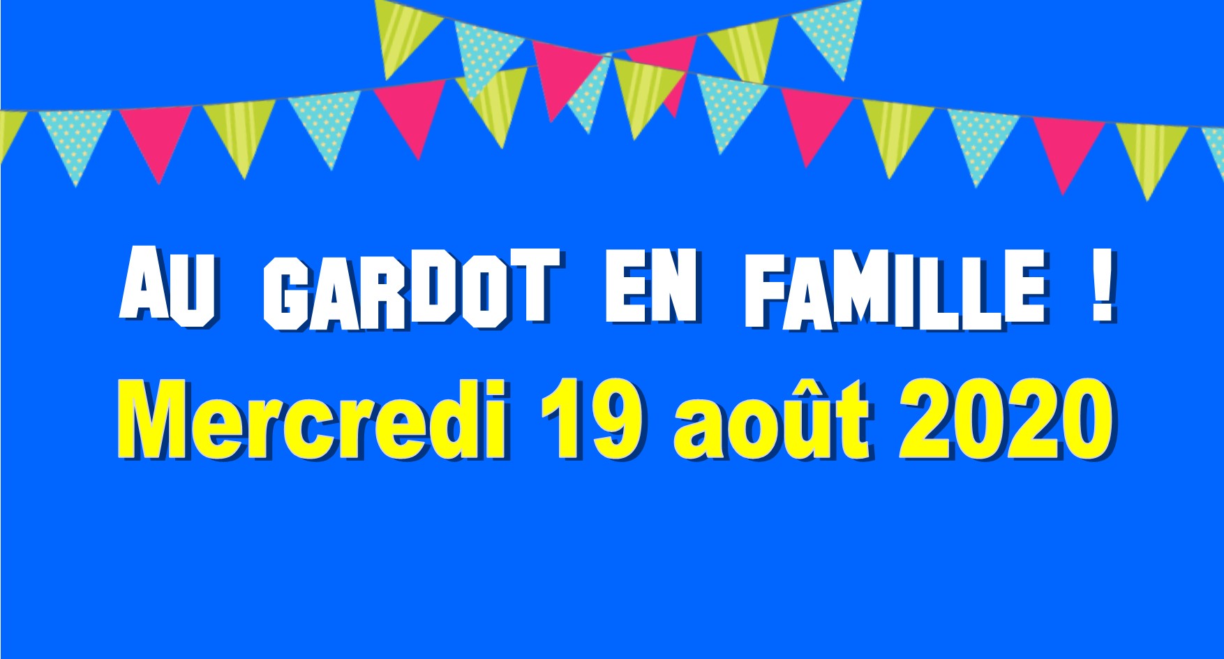Programme Tele Apres Midi De 14h A 18h AU GARDOT EN FAMILLE ! | MJC MORTEAU